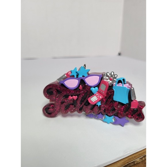 Hallmark Keepsake Fashion Fabulous Fridge Pink Magnet Ornament 2006 Gift for her - Picture 4 of 6